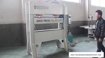 Precision Hydraulic Skateboard Deck Press 50 THP 1