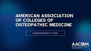 AACOM - Transparency Tool