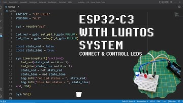 Cómo conectar y codificar leds vía lua en ESP32-C3