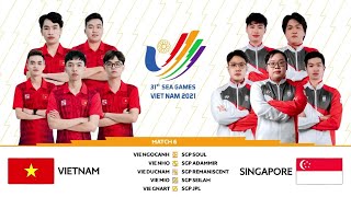 Vietnam vs Singapore | Group Stage Day 1 of MLBB at 31st SEA Games