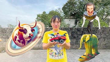 Kem Ốc và khủng long cá mập săn quái vật italian brainrot, skibidi toilet ngoài đời thực Theu Chanel