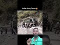 Army truck stops starting and see how army men start it 😱 #army #truck #driving #automobile #shorts