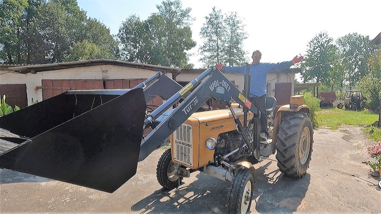 Ładowacz czołowy na Gospodarstwie / Montaż przy Ursusie C-360