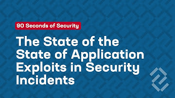 The State of the State of Application Exploits in Security Incidents