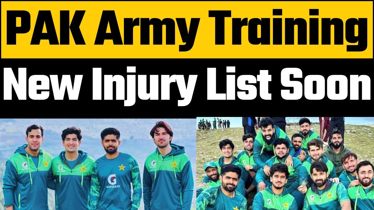 Pakistan Army Training Gone Wrong | Azam Khan and Muhammad Rizwan out ...