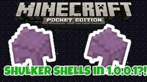 SHULKER SHELLS IN MCPE 1.0.0.1?! | MCPE UPDATE BUILD 3