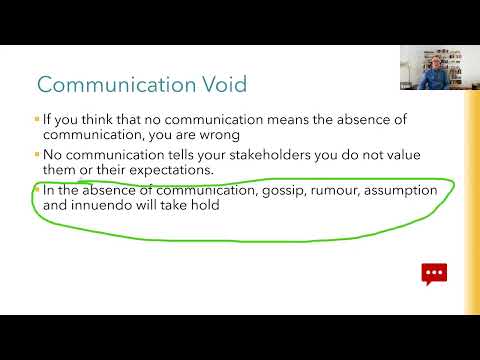 Communications and Stakeholder Management