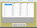 C# - How To Export DataGridView Data To Text File Using C# [ with source code ]