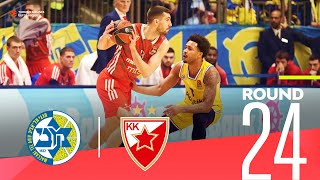 Zvezda Claims Huge Road Win At Maccabi Round 24, Highlights Turkish Airlines Euroleague