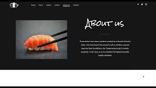 Oriental Restaurant Website Template