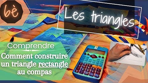 Construire un triangle rectangle à l