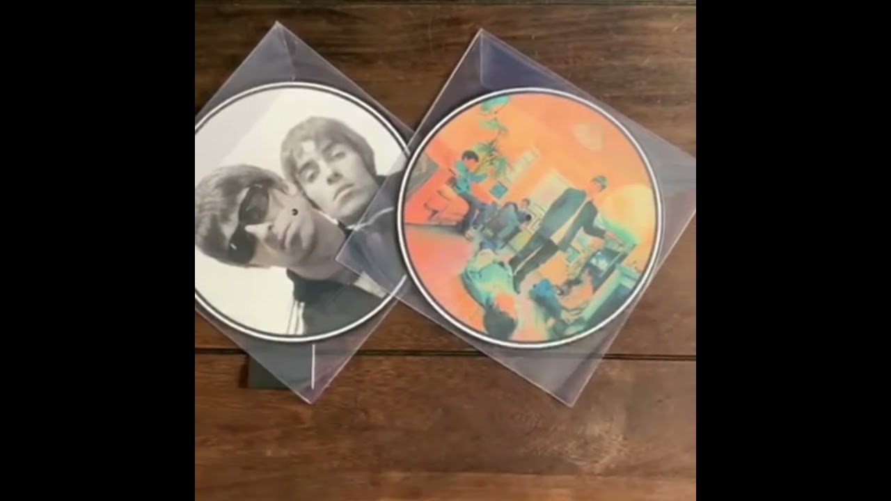 OASIS ★Definitely Maybe★25周年限定ピクチャーディスク Oasis『Definitely Maybe』25周年記念でカラー・ヴァイナル