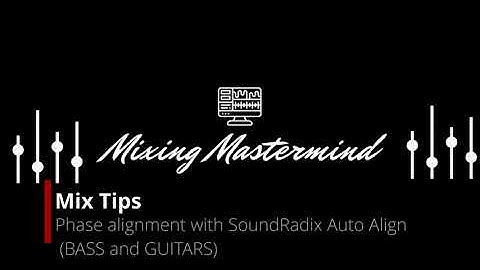 Phase Alignment w/ SoundRadix AutoAlign - Part 2 Bass and Guitars