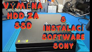 PS4 Pro - jak na výměnu HDD a instalaci Software