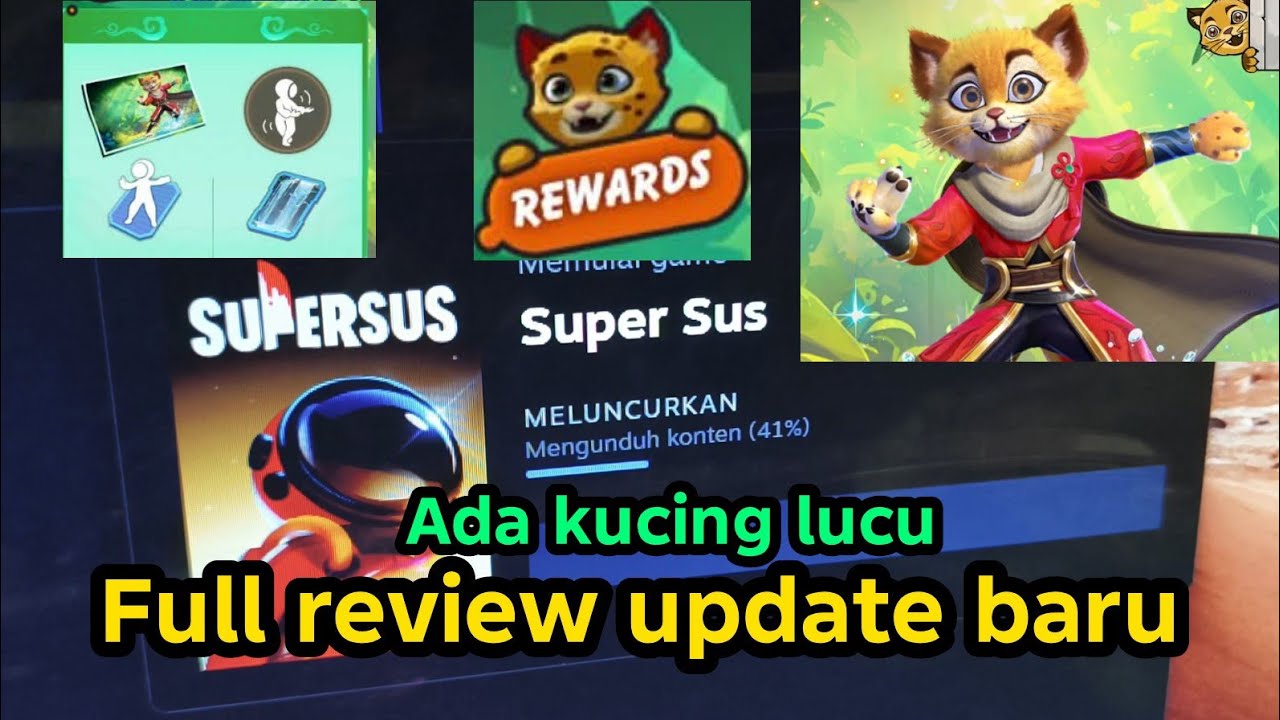BURUAN UPDATE!!! REVIEW UPDATRE BARU SUPER SUS INDONESIA - ADA SKIN KUCING LUCU DAN COMEL SUPER SUS