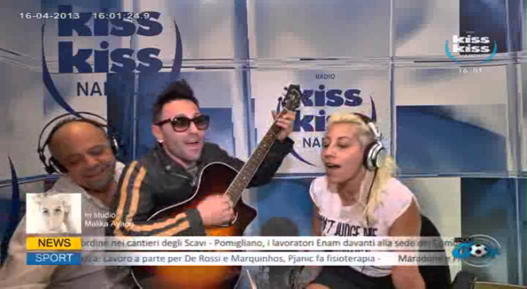 Malika Ayane ospite a Radio Kiss Kiss Napoli YouTube