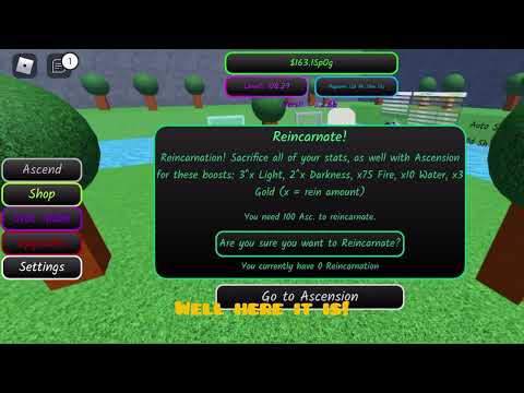 Button Simulator AFK Reincarnation Showcase - YouTube