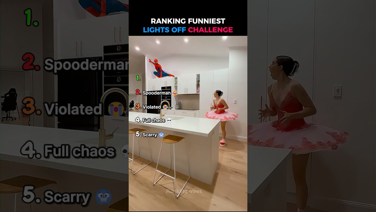 Ranking Funniest Lights Off Challenge 😭🥀
