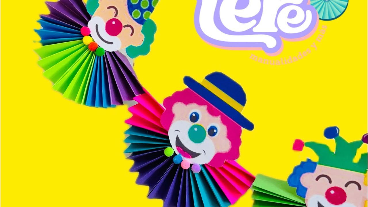 Guirnalda de Payasos 🤹🏻‍♀️ #Diadelniño #manualidades