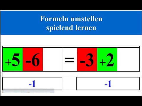 Formeln Umstellen Spielend Lernen Plus Und Minus Youtube