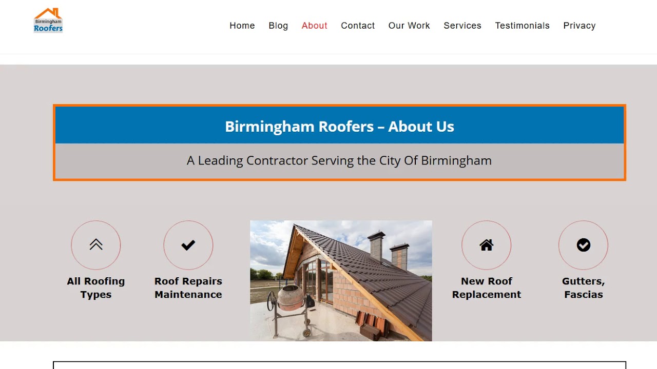Roofers Serving All Locations in Birmingham