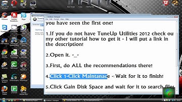 How to speed up your computer (part 2) TuneUp Utilties 2012