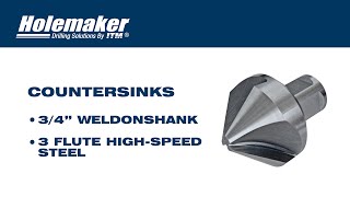 Holemaker Countersinks - Weldon Shank Guide