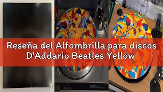 Reseña del Alfombrilla para discos D'Addario Beatles Yellow Submarine Primrose