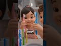 Brush Brush Brush Karo! | Leo &amp; Mia Hindi Nursery Rhyme 🦷✨#shorts #viral  #trendingshorts #explore