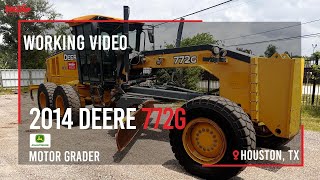 2014 John Deere 772G Motor Grader | Performance Test & Inspection | Houston, TX