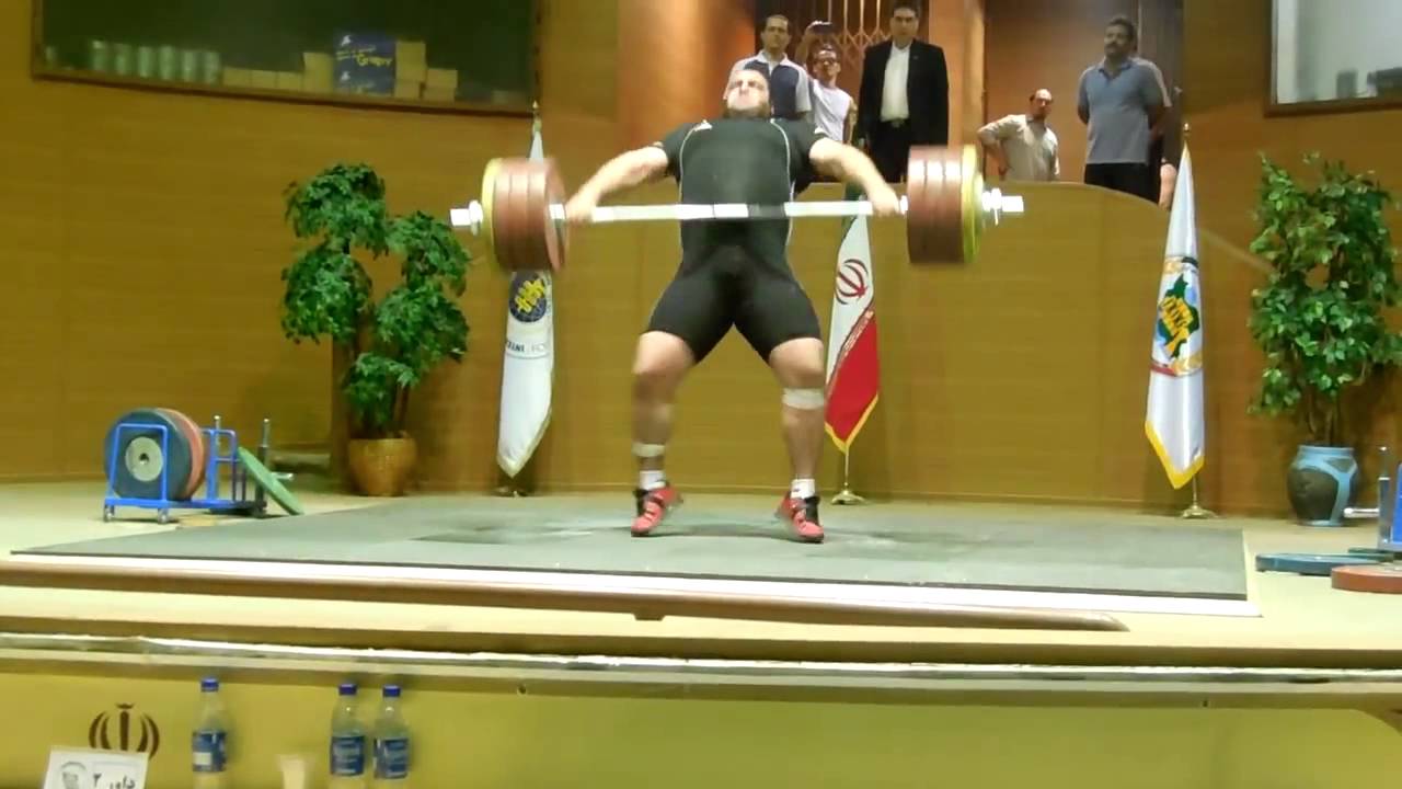 Behdad Salimi 215 kg snatch Better Angle (Unofficial WR) - YouTube