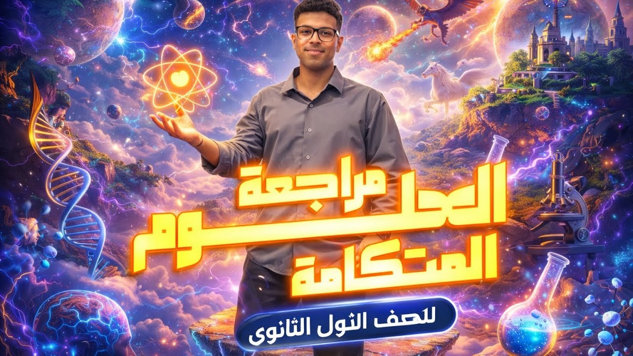 مراجعه العلوم المتكامله للصف الاول الثانوى وحل كل نماذج الوزاره✅✍️