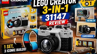 This LEGO Camera Is AMAZING! 😲 (31147 Review)