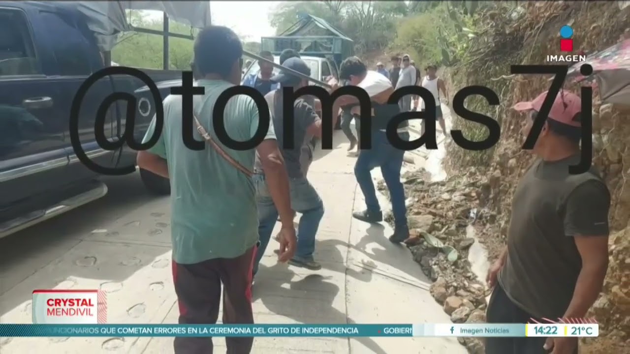 Linchan a presuntos prestamistas en Santa María Texcatitlán, Oaxaca | Noticias con Crystal