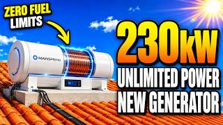 This Mainspring Generator Runs on ANY Fuel 24/7 in Total Silence — No Grid NEEDED!!