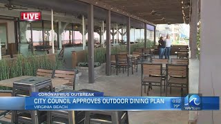 VB City Council allows restaurants to expand seating outdoors during COVID-19 pandemic