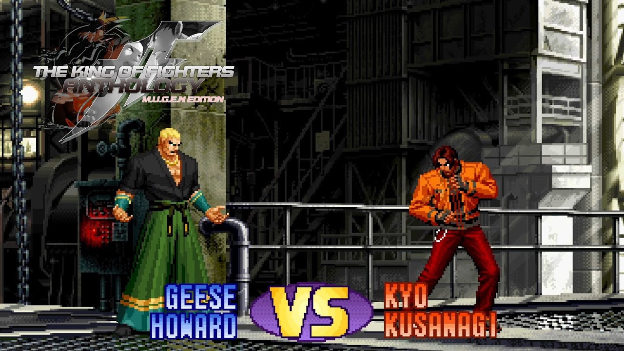 [KOF Mugen] Geese Howard Team vs Kyo Kusanagi Team - YouTube