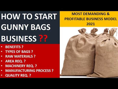 Gunny Bag Business | Jute bag | Future Demand Business | Manufacturing Business | How to