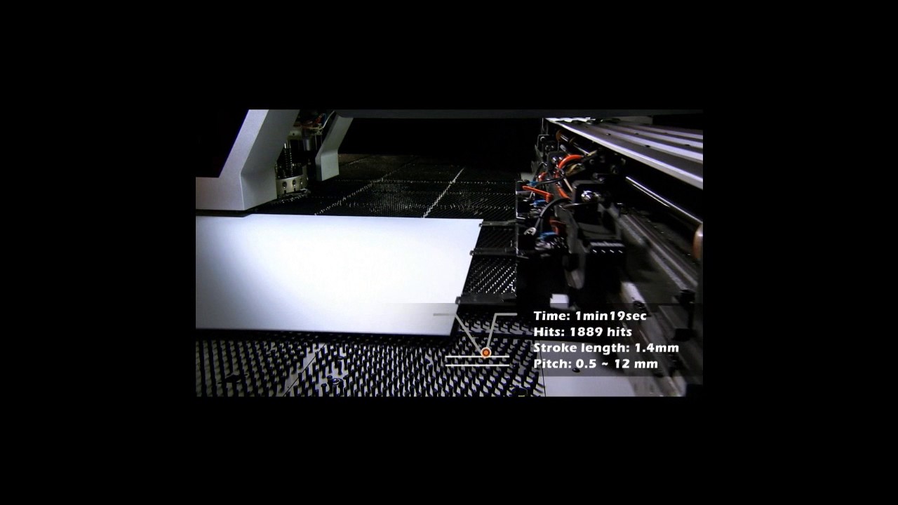 centroline turret punch press Marking mode