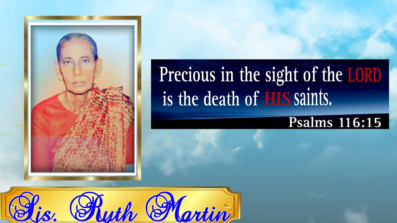 SIS. RUTH MARTIN'S FUNERAL SERVICE || 12-09-2010