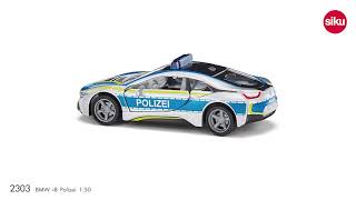 Siku 2303 1:50 BMW i8 Polizei Neu in OVP 21538 Siku 2303 1:50 BMW i8 Polizei Neu in OVP 21538