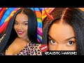 Natural Wig and Hairline w/ HD Lace + Kinky Edges! ft. bestlacewigs #trending