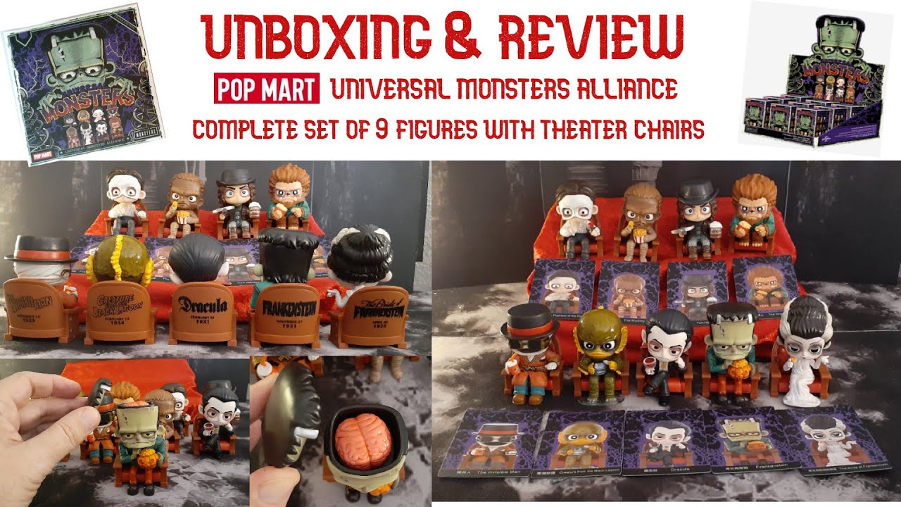 Unboxing & Review: Pop Mart Universal Monsters Alliance Complete