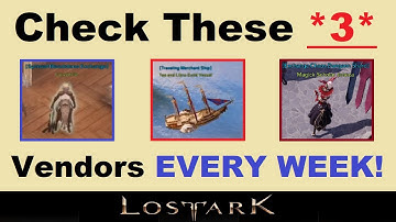 Check These *3* Vendors ~EVERY WEEK!~ in Lost Ark.. (Get Cube Tickets, Harmony Shards, & More!..)