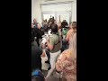 Fire extinguisher discharged during demonstration in Ciudad Juarez