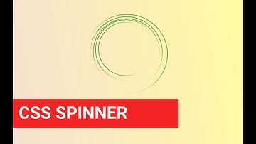 Awesome Spinner Animation Using Only HTML & CSS3 - CodeWithTanmay