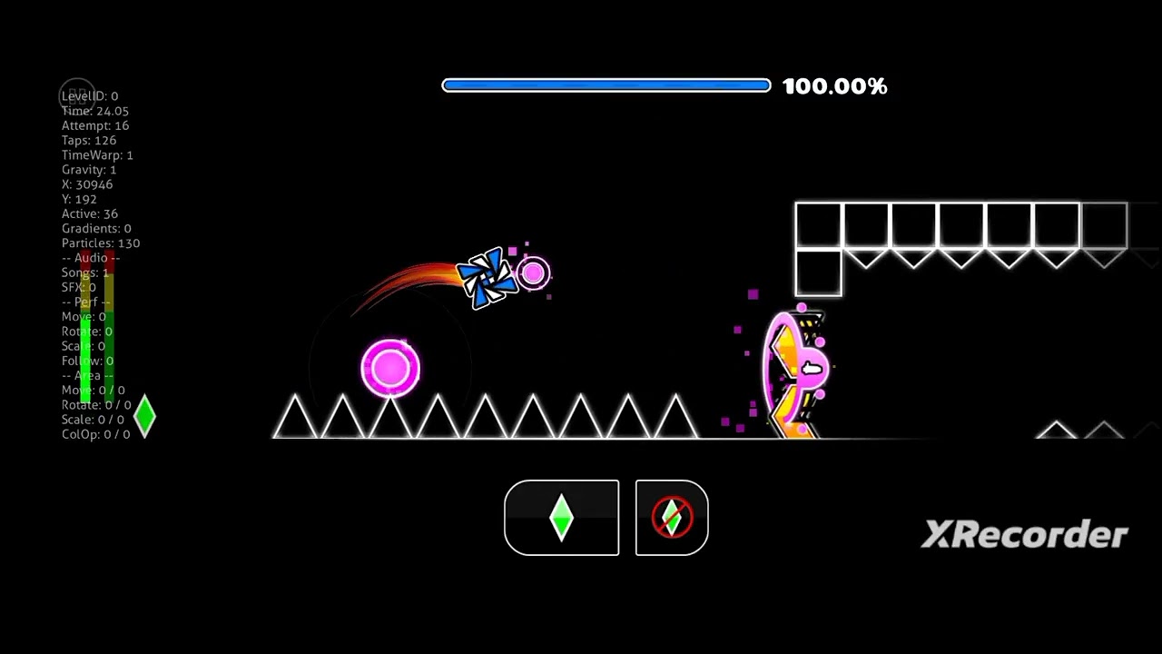 My level in progress showcase in geometry dash mobile - YouTube