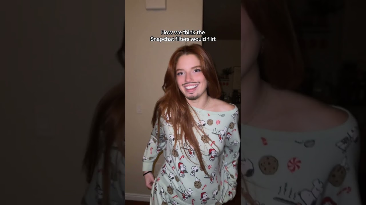 How Snapchat Filters Would Flirt😭 #skit #funny #snapchatfilter #relatable #flirting #funnyskits