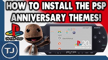 How To Install The Sony PSP Anniversary Themes!