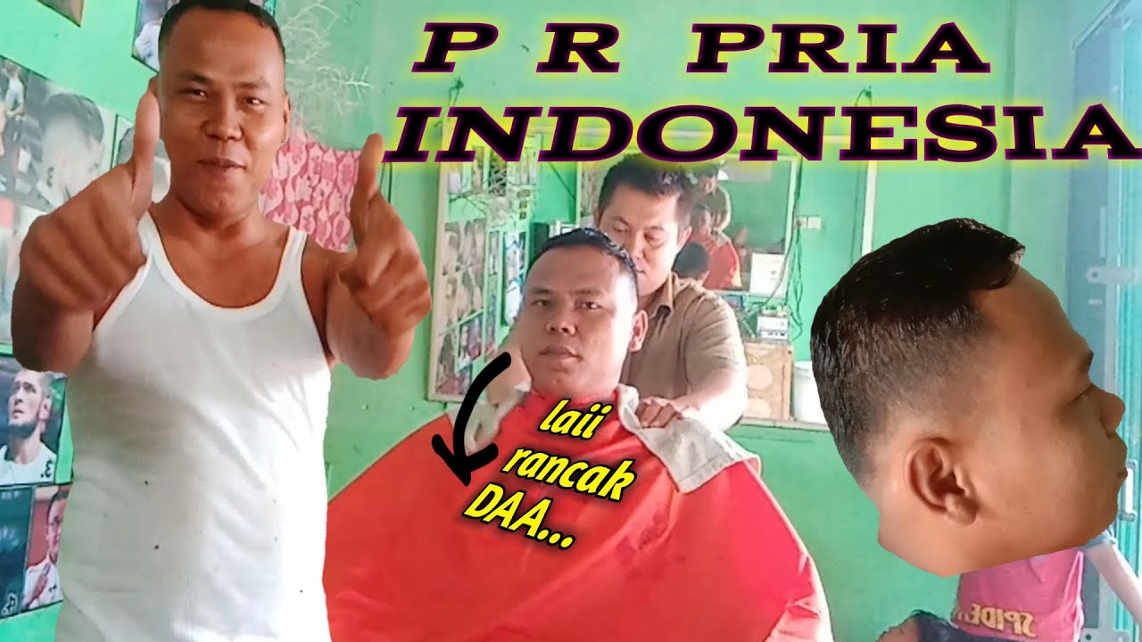 PANGKAS RAMBUT PRIA INDONESIA  YouTube